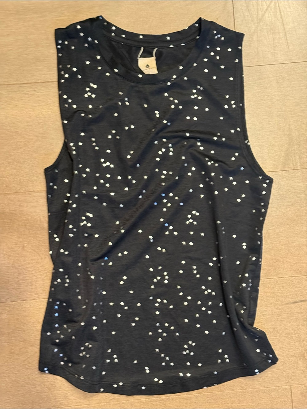 Spiritual Gangster Tank in Foil Star Print